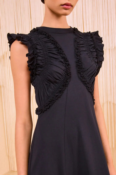 Shiva Sleeveless Ruffled Midi Dress-Dresses-Ulla Johnson-Debs Boutique